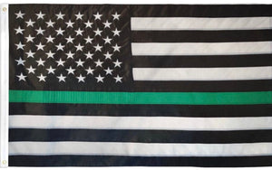 USA Thin Green Line Flag