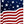 USA Star Spangled Soft Plush 50x60in Blanket
