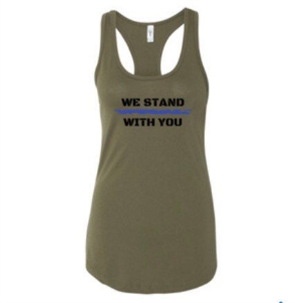 We Stand With You - Racerback Tank Top