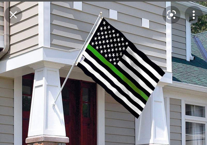 Thin Green Line USA Flag 3’ x 5’