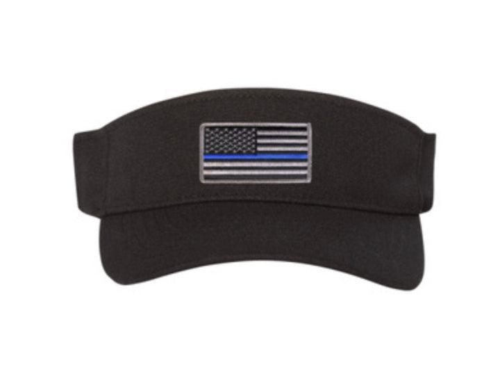 Blue Line Flag Visor