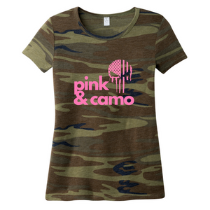 Pink & Camo Tee